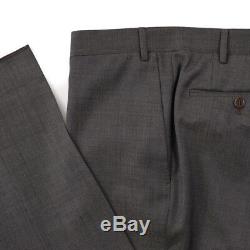 NWT $2295 CANALI Brown Micro Nailhead Patterned Wool Suit Slim 48 R (fits 46 R)