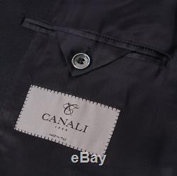 NWT $2395 CANALI 1934 3-Piece Navy Blue Woven Slim-Fit Wool Suit 42 R (Eu 52)