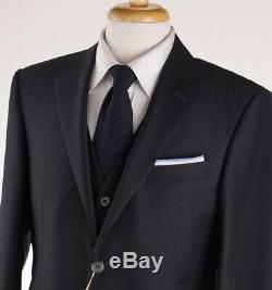 NWT $2595 CANALI 1934 Slim-Fit Gray Three-Piece Wool-Mohair Travel Suit 36 R