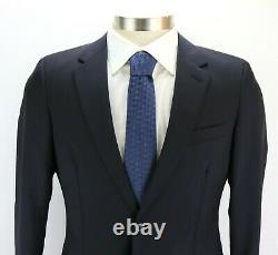 NWT $2680 PRADA Wool Mohair Suit 38 R (48 EU) Navy Two Button Slim Fit Mens