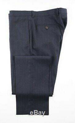 NWT $2750 GUCCI'Monaco' Dark Blue Pinstripe Wool Suit Slim-Fit 44 R (54 Eu)