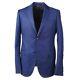 NWT $2750 GUCCI Slim-Fit'Monaco' Royal Blue Wool Suit 40 R (Eu 50)