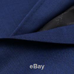 NWT $2750 GUCCI Solid Blue Slim-Fit'Monaco' Wool Suit US 48 R (Eu 58)