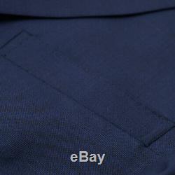NWT $2980 GUCCI'Signoria' Slim-Fit Blue Subtle Check Wool Suit 46 R (Eu 56)