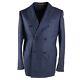 NWT $4195 ISAIA Slim-Fit Slate Blue Houndstooth Check 140s Wool Suit 42R