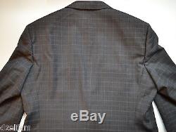 NWT $895 Hugo Boss Black Label 2-button Slim Fit Plaid Luxurious Business Suit