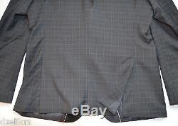 NWT $895 Hugo Boss Black Label 2-button Slim Fit Plaid Luxurious Business Suit