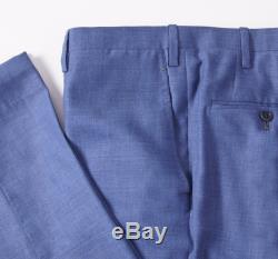 NWT $9450 KITON Slim-Fit Sky Blue Lightweight 100% Cashmere Suit 40 R (Eu 50)