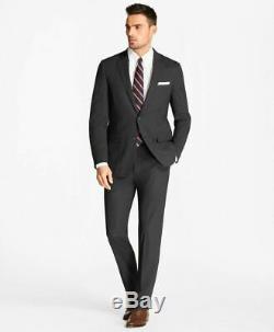 NWT Brooks Brothers Regent Fit Brookscool Wool Suit Black Size 42R 44R 46R