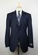 NWT CANALI 1934 Blue Plaid Wool 2 Button Slim/Trim Fit Suit Size 54/44 L $1795