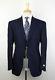 NWT CANALI 1934 Blue Wool 2 Button Slim/Trim Fit Suit Drop 7 Size 52/42 S $1895