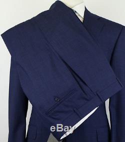 NWT CANALI 1934 Blue Wool 2 Button Slim/Trim Fit Suit Size 50/40 R Drop 7 $1795