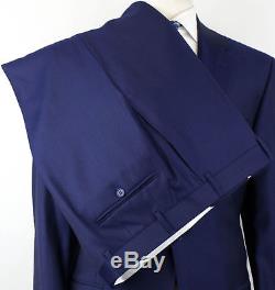 NWT CANALI 1934 Blue Wool 2 Button Slim/Trim Fit Suit Size 54/44 R Drop 7 $1795