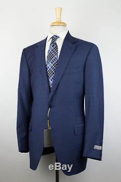 NWT CANALI 1934 Blue Wool 2 Button Slim/Trim Fit Suit Size 56/46 L Drop 7 $1795