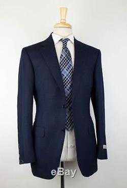 NWT CANALI 1934 Blue Wool Slim/Trim Fit 2 Button Suit Size 50/40 R Drop 7 $1795