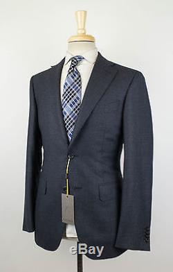 NWT CANALI 1934 Charcoal Gray Birdseye Wool 2 Button Slim Fit Suit 48/38 R $1895