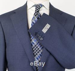 NWT CANALI 1934 Glaucous Blue Wool 2 Button Slim Fit Suit Size 54/44 R $1895