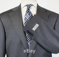 NWT CANALI 1934 Gray Birdseye Wool 2 Button Slim Fit Suit Size 56/46 R $1995