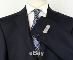 NWT CANALI 1934 Navy Blue Wool 2 Button Slim/Trim Fit Suit Size 56/46 R $1695