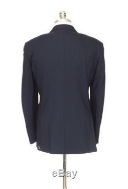 NWT CANALI 1934 Solid Midnight Blue Wool Slim Fit 2Btn Suit 56 6R 46 / 44 R