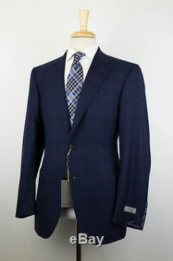 NWT CANALI EXCLUSIVE 1934 Super 150's Wool Blend Slim/Trim Fit Suit 52/42R $2495