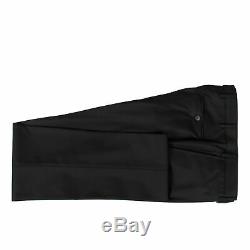 NWT CARUSO Black Wool 3 Roll 2 Button Slim Fit Suit 50/40 R Drop 8