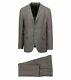 NWT CARUSO Brown Linen 3 Roll 2 Button Slim Fit Suit 54/44 R Drop 8