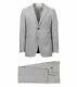 NWT CARUSO Gray Cotton Two Button Slim/Trim Fit Suit 48/38 R Drop 7