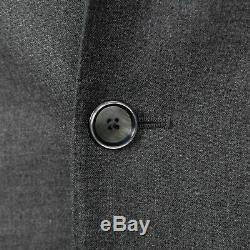 NWT CARUSO Gray Silk 3 Roll 2 Button Slim Fit Suit 50/40 R Drop 8