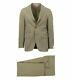 NWT CARUSO Green Cotton 3 Roll 2 Button Slim Fit Suit 46/36 R Drop 8