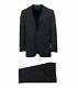 NWT CARUSO Navy Blue Wool 3 Roll 2 Button Slim Fit Suit 48/38 R Drop 7