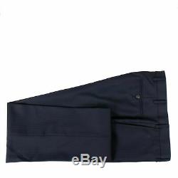 NWT CARUSO Navy Blue Wool 3 Roll 2 Button Slim Fit Suit 50/40 R Drop 8