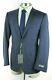 NWT Canali 1934 Blue Microcheck Year Round Wool Suit 40 S Slim Fit 50 EU