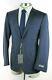 NWT Canali 1934 Blue Microcheck Year Round Wool Suit Slim Fit 46 L fits 44 L
