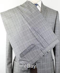 NWT GUCCI Gray Wool Blend 2 Button Slim/Trim Fit Suit Size 54/44 R Drop 7 $2295