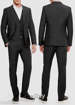 NWT Hugo Boss Black Label Slim-fit 3-piece Stripe Luxurious Business Suit 42L