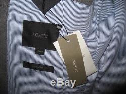 NWT JCrew LUDLOW Slim Fit Suit In Mineral Grey Stretch Wool Size 38S 31/30