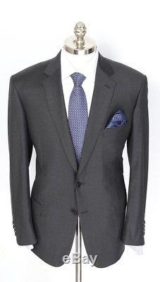 NWT Mens BRIONI Colosseo 22 Solid Gray All Season Wool Slim-Fit 2Btn Suit 44 R