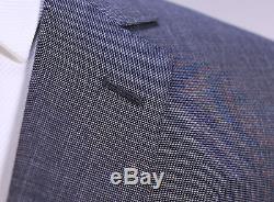 NWT New Z ZEGNA 2017 Model Gray/Black Woven Slim Fit 2Btn Wool Suit (56) 46R