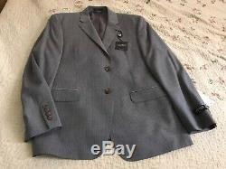 NWT Ralph Lauren Brand Light Gray 2pc Slim Fit Mens Suit Size 42 Short 36 W