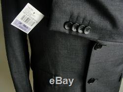 NWT Theory Men'S Charcoal Gray Slim Fit Wool 2 Pc Suit-38R $860