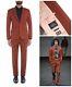 Nwt Vivienne Westwood Man Rust Slim Fit James One Button Suit. Uk 40r, Eur 50r