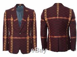 Nwt Vivienne Westwood Man Slim Fit Basket Weave One Button Suit. Uk 40r, It 50r