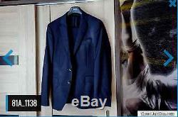 Navy blue Slim fit Suit Hugo Boss + cover