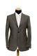 New 1400$ LARDINI Wool E. THOMAS Gray Plaid & Checks Suit 42 US 52 EU 7R Slim Fit