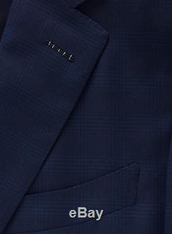 New 2017 TOM FORD Blue 3pcs Suit Lightweight Wool Slim-Fit 38 R US/48 IT $5450