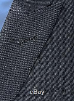 New 2017 TOM FORD Dark Gray 3 Piece Slim-Fit Suit Wool 38 R US/48 IT 38R $5450