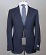 New $2195 Canali 1934 Blue Micro Check Wool Suit Slim Fit Model Size 40 (50 EU)