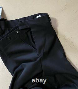 New $2375 Versace Mens Suit Slim Fit Black 40R US (50R Eu) Italy