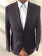 New BLACK Saks Fifth Avenue Slim-Fit Dk. Gray 2BT Wool Suit 38S/32 EU 48C